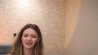 Coyness_geneva 131022 fully naked with only handbra