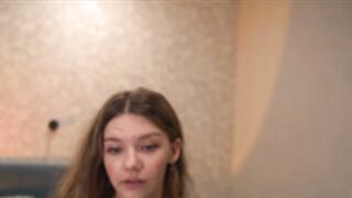 Coyness_geneva 131022 fully naked with only handbra