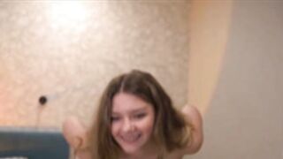 Coyness_geneva 131022 fully naked with only handbra