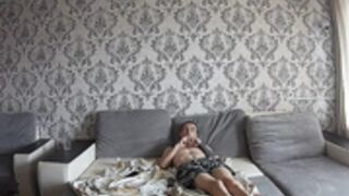 Irene and Stitch couch sex