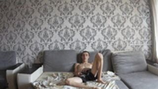 Irene and Stitch couch sex