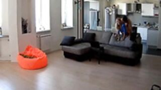 Nelly and Bogdan Blowjob In Kitchen