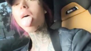 Chantal Danielle in the car