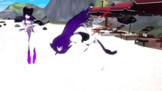 VRchat streamer does a big stretch