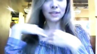 Coffee Shop Masturbation - Sparklelulu