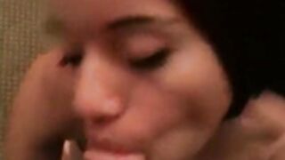 Lupe Fuentes sucks a big cock