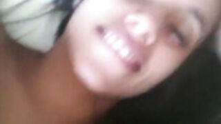 Lupe Fuentes giggles with cum on her bf