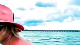 Britney Spears nude (Censored) at a Beach - 10/4/22