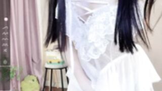 DeepEggs 09: Cute, Rub Tits with Dildo_2022-09-24