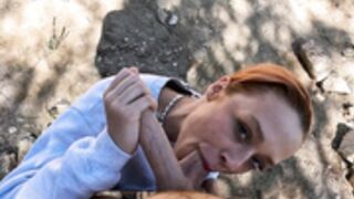 Sabrina Nichole  Blowjob in a Secret place