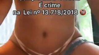 Julie Bonde Massages Her Tits 1