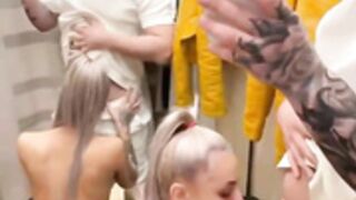 Suge pula in magazin