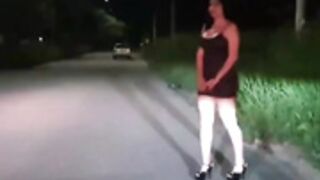 Martinasmith dress up as a whore and a stranger pays he