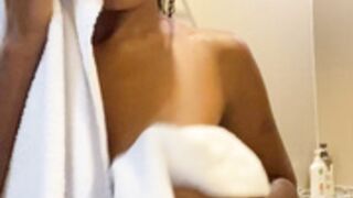 Mewthestar after taking a shower