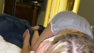 Britni Kiten gives a blowjob