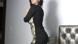 tiger dress dancing and shaking ass