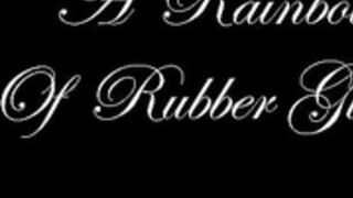 A lot of rubber gloves