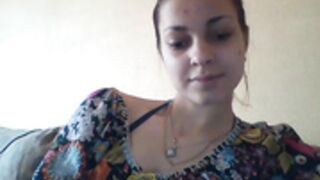 Cristina Vilkov shy strip young ass pussy show at home