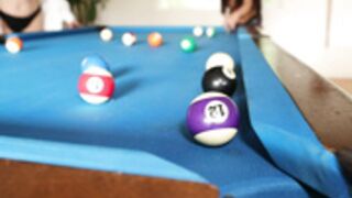 Xoxo_T OF Lesbian Pool Table Foursome