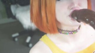 blondelashes19 gives sloppy head