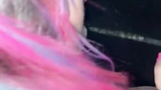 Thick BBW Sucks Cock at Gloryhole