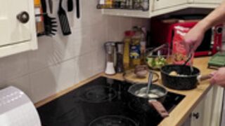 Lily_is_naked: Lily's routine in evening.