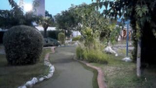 Lily_is_naked:Lily playing golf