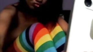 Sophia Lares...Slim  Ebony with  Big Tits