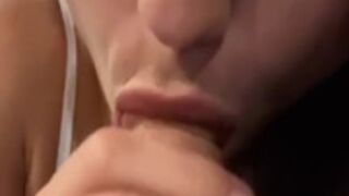 Christina Khalil sucks dildo, talks dirty