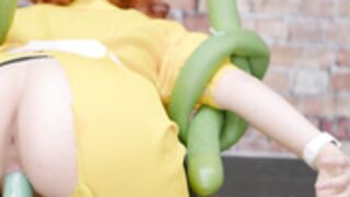 Lana Rain - April O'Neil Tentacle Fucked LIVE | TMNT