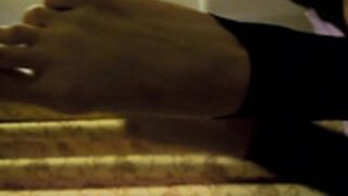 super long toes tease