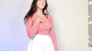 ZimiAmoreii touching herself clothed, cute