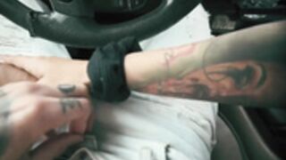 Giuliana Cabrazia Fucks in a car