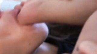 JDFF - Miko Licking Sleepy Feet