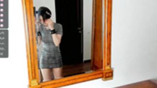 amy_murr skin tight dress dance