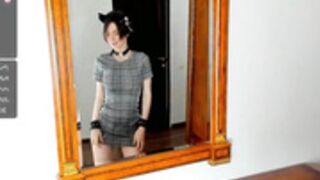 amy_murr skin tight dress dance