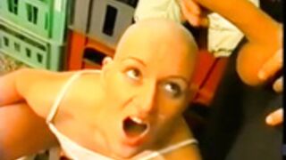 bald headed lady gets fucked hard vintage porn