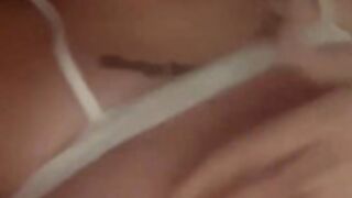 Dildo fuck before her Ex visit