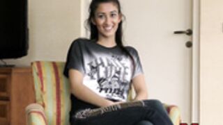 Hungarian girl does porno and dp at her 18th birthday