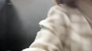Sammbunny fucking pussy with toy fingering ass public