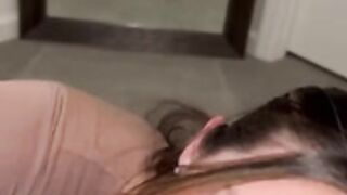 Skylar Blue - Blowjob rear view