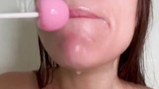 Queen Wintergreen - Sucking on a pretty pink lollipop