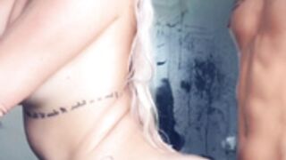 Karley Stokes fucked in the shower from behind