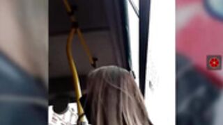 Sara Fun Squirt In Bus