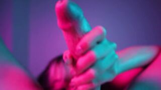 AeriesSteele OF Neon Lights POV Close-Up BJ