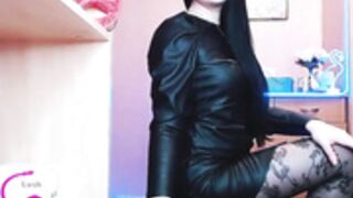 KristitopXX tease in tights