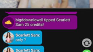 Scarlett sam cam show