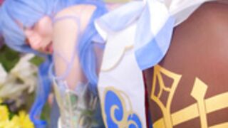 Lana Rain - Ganyu Is Ambushed While Picking Flowers