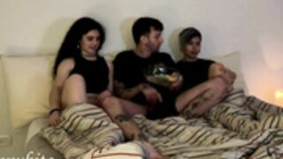 Noche de Halloween termina en Sexo Duro. Bootywhite - M