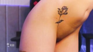 angella_kleee  naked wearing stockings